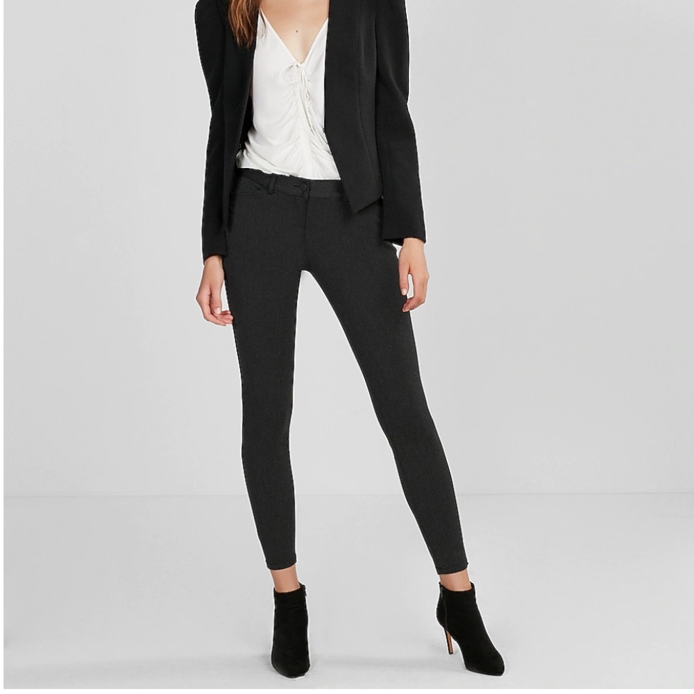 Express mid rise stretch jegging work/professional pants 00